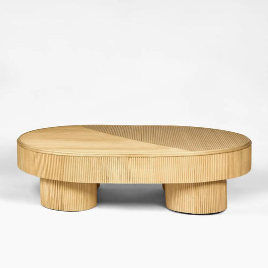 Letitia Rattan Coffee Table Natural