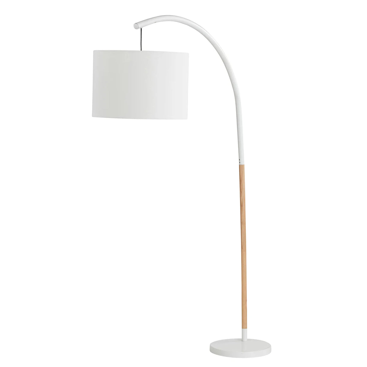 Atmosphere Milano Floor Lamp White & Natural