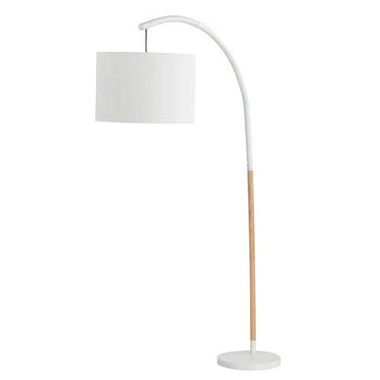 Atmosphere Milano Floor Lamp White & Natural