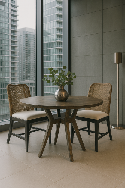 Mindi Mali Timber 1200 Dining Table
