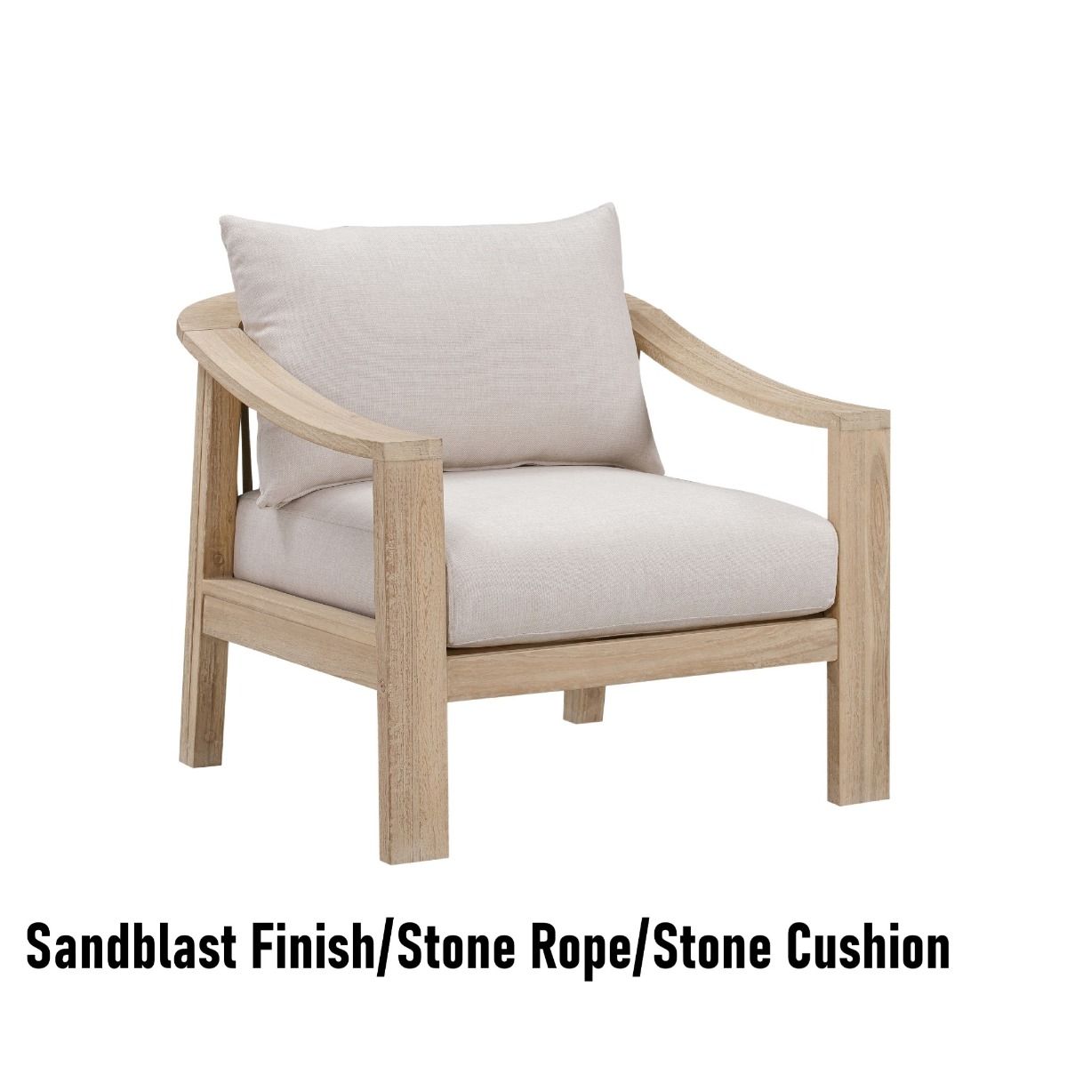 Miami 4pc Hardwood Outdoor Lounge Set
