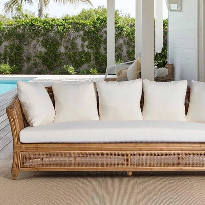 Morocco 3 Seater Cane Sofa