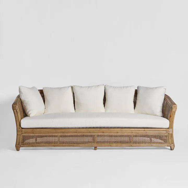 Morocco 3 Seater Cane Sofa