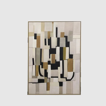 Mosaic Textured Canvas Large Wall Art 100x140cm