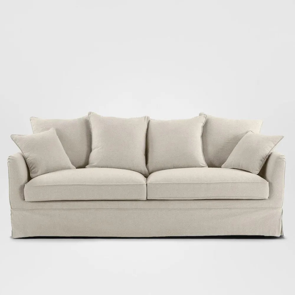 Mosman 3 Seat Queen Sofa Bed Beige