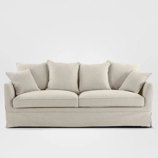 Mosman 3 Seat Queen Sofa Bed Beige
