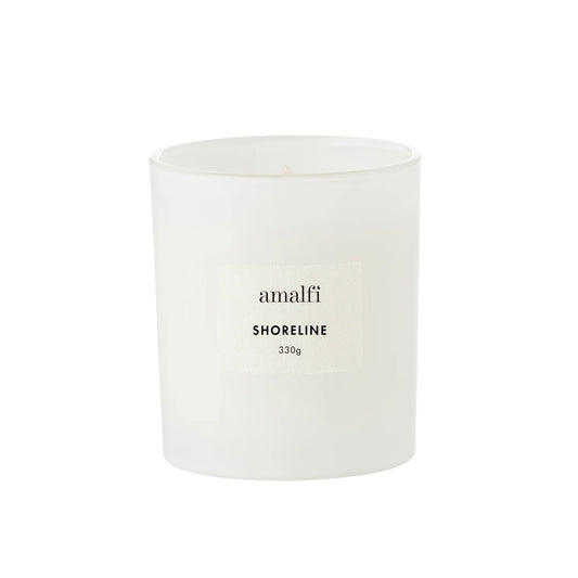 Shoreline Soy Wax Candle 330g 9x9x10cm White