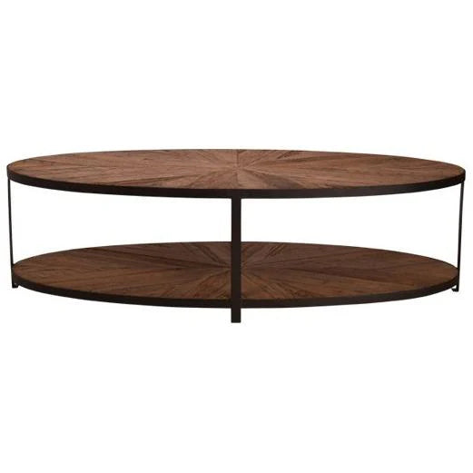 Rustica Oval Reclaimed Oak Coffee Table