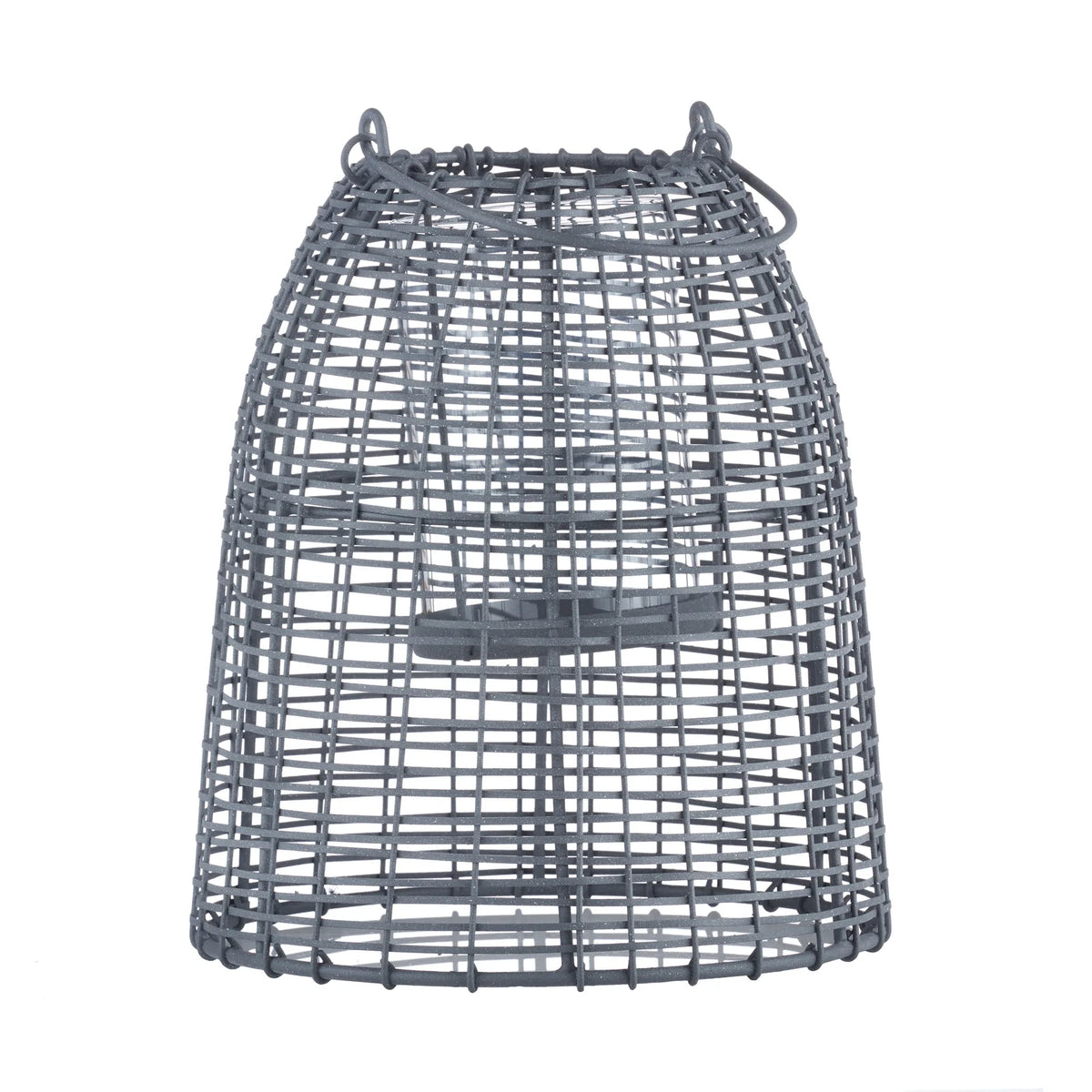 Ellis Lantern Small Grey 24x24x27