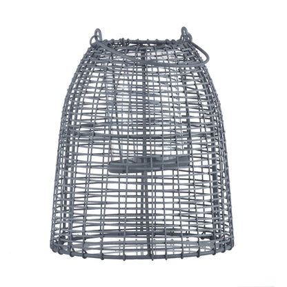 Ellis Lantern Small Grey 24x24x27