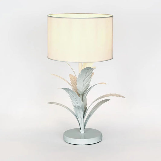 Palm Table Lamp White