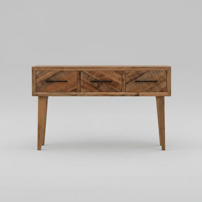 Nordica 3 drw Hall/Sofa Table - Recycled Pine