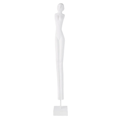 Amalfi White Figurative Sculpture 10x10x80cm