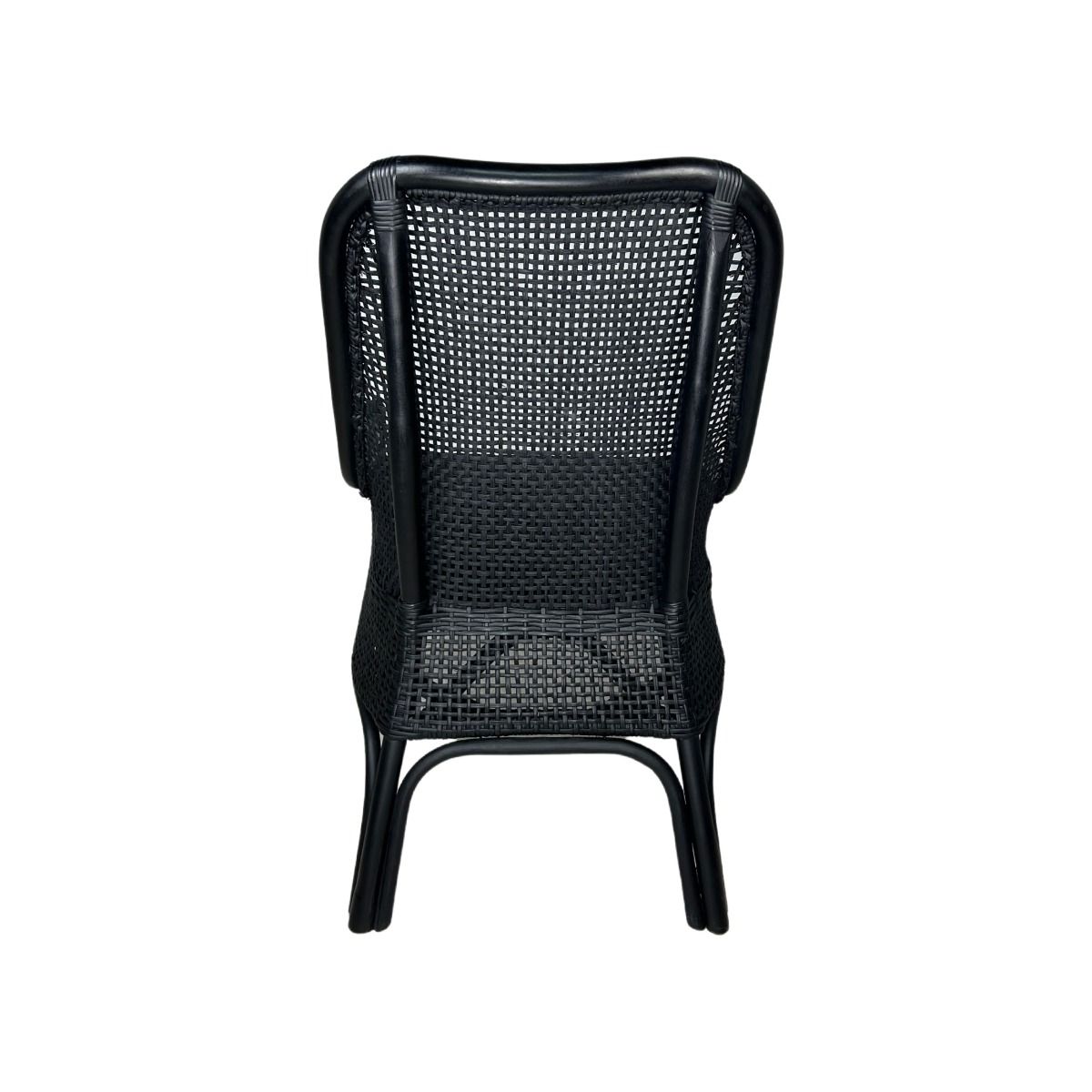 Cairo Rattan Dining Chair - Black