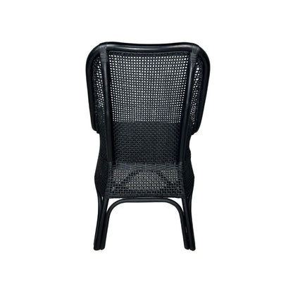 Cairo Rattan Dining Chair - Black