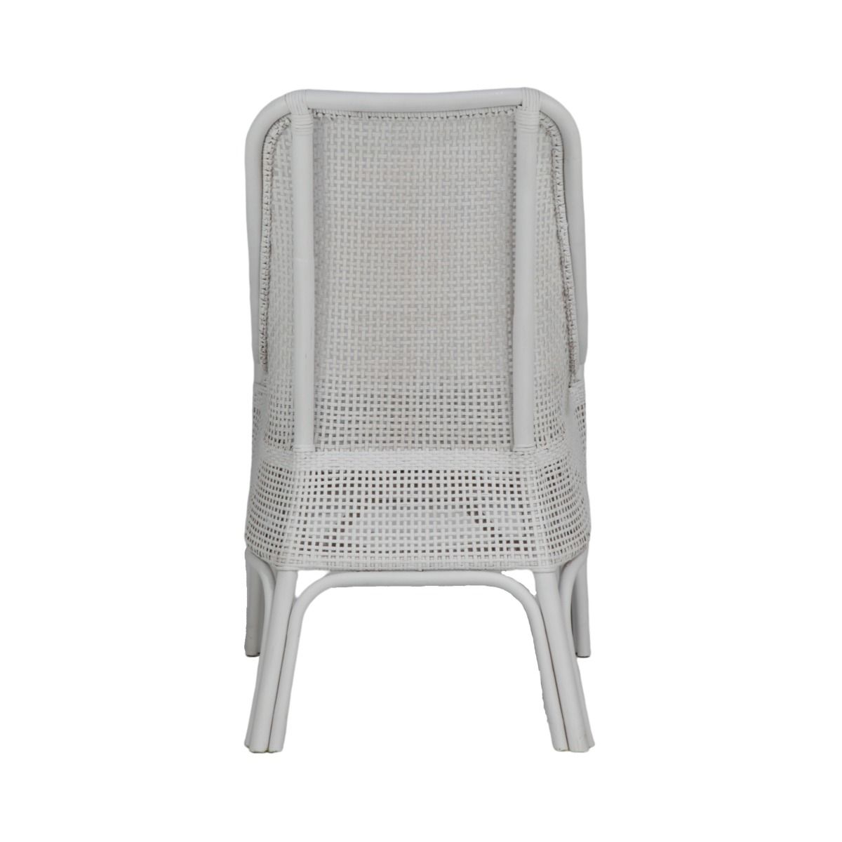Cairo Rattan Dining Chair - White