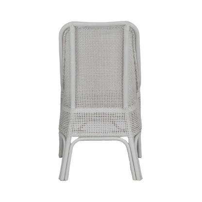 Cairo Rattan Dining Chair - White