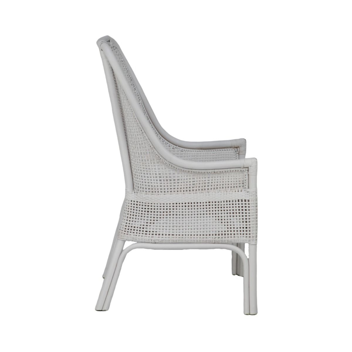 Cairo Rattan Dining Chair - White
