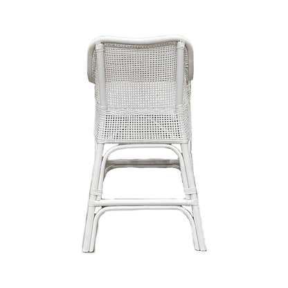 Cairo Rattan Stool - Sold White
