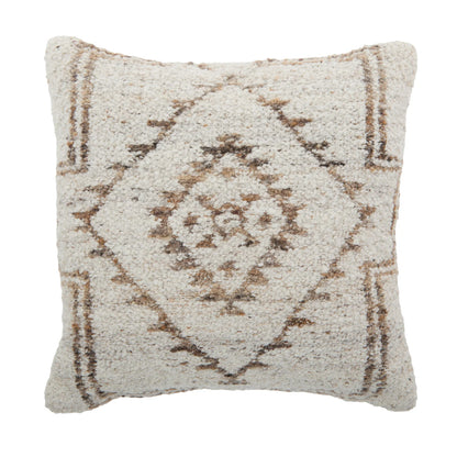 Atmosphere Aztec Cushion White