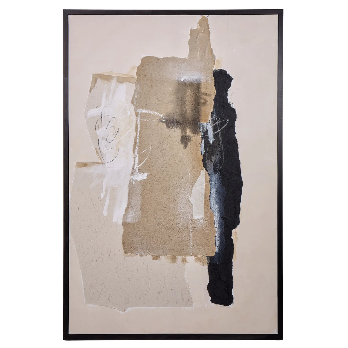 Grand Designs Pedrali Hand Painted Wall Art Brown