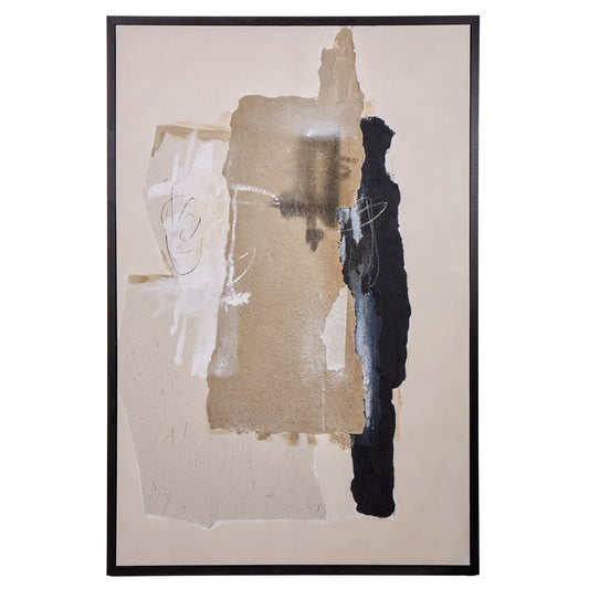 Grand Designs Pedrali Hand Painted Wall Art Brown