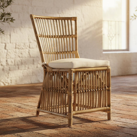 Sawtell Rattan Dining Chair - Honey