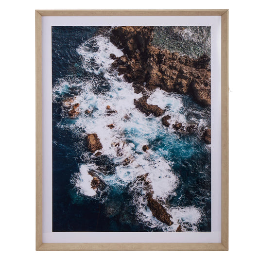 Atmosphere Rock Pool Photography Wall Art Multi-Coloured
