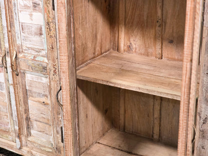 Rustic six door side board (108 x 183 x 41cm)