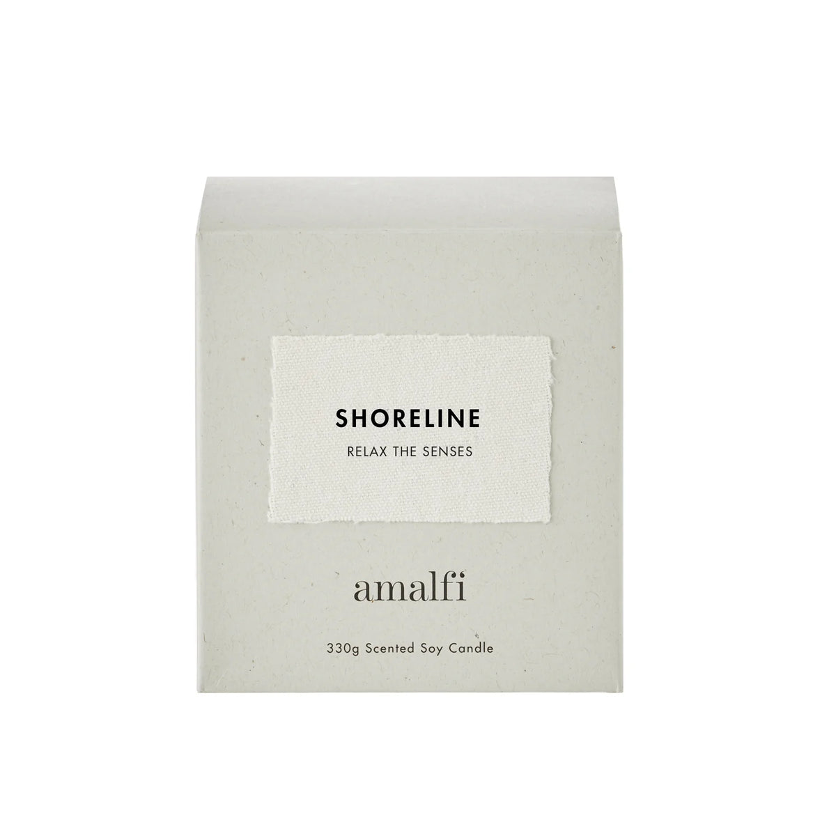 Shoreline Soy Wax Candle 330g 9x9x10cm White