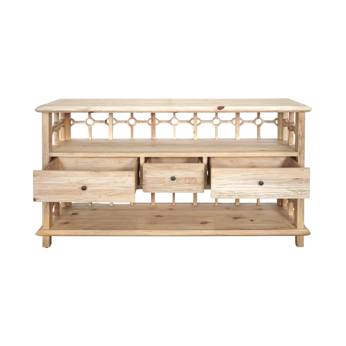 Baroo Timber Hall Table - Sonoma Distressed Natural or Rustic