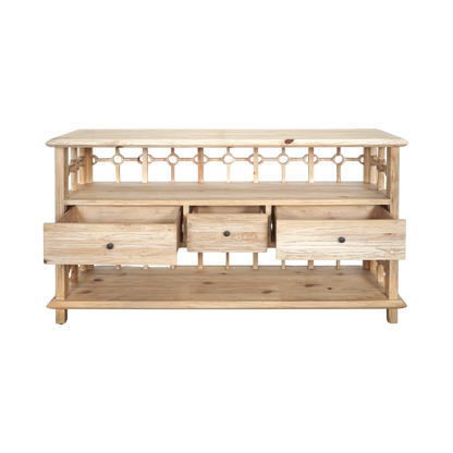 Baroo Timber Hall Table - Sonoma Distressed Natural or Rustic