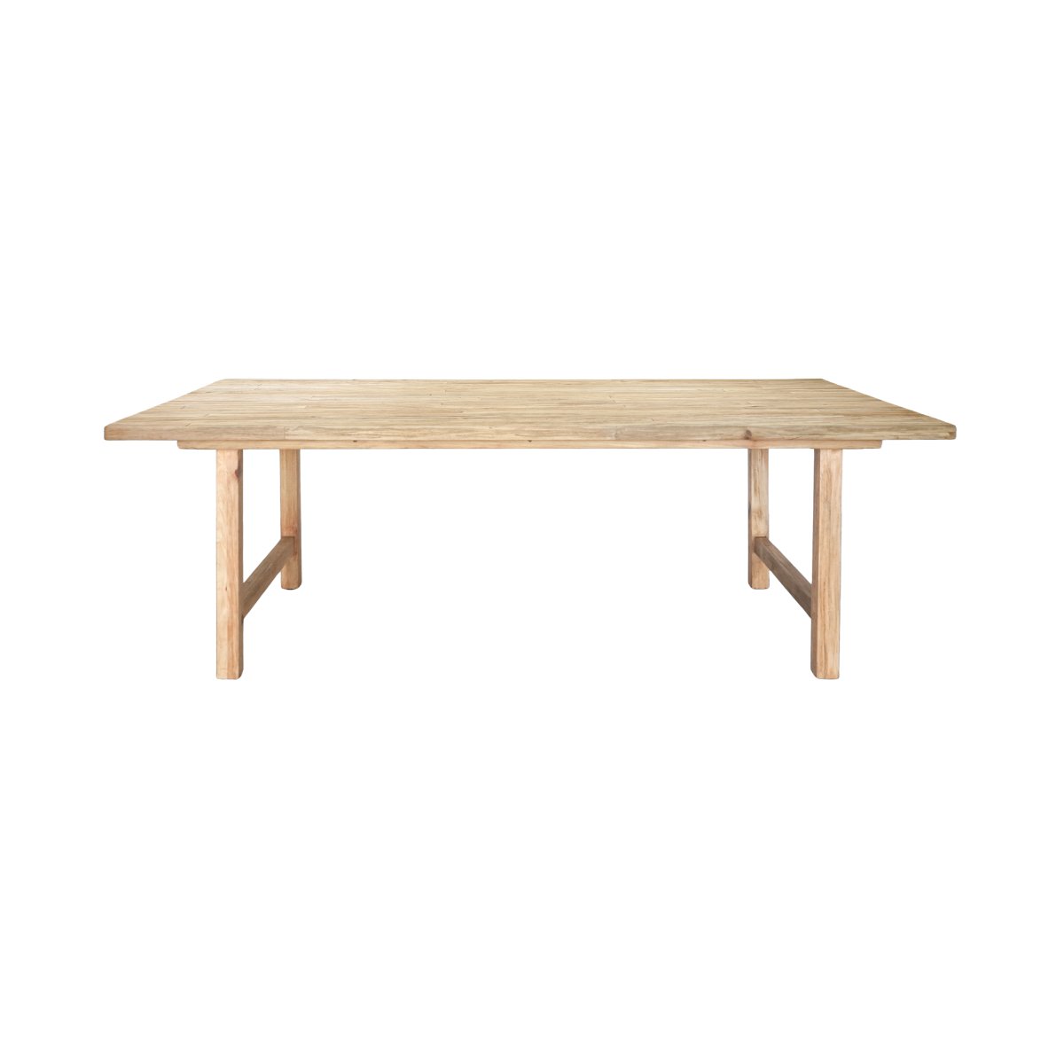 Kayu Timber Dining Table - Sonoma Distressed Natural or Rustic - 2200mm