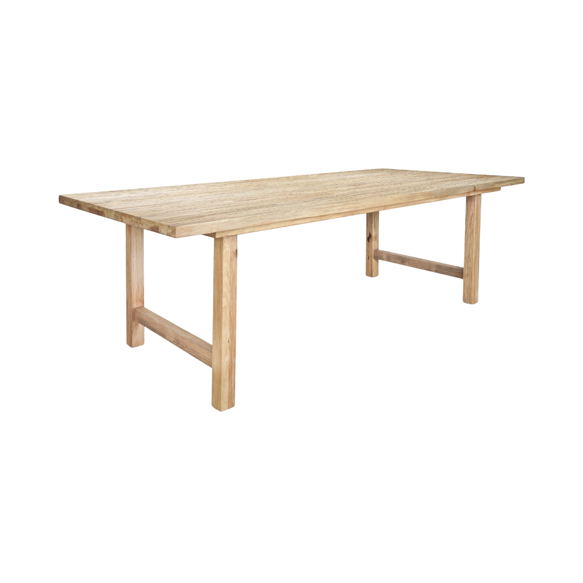 Kayu Timber Dining Table - Sonoma Distressed Natural or Rustic - 2200mm