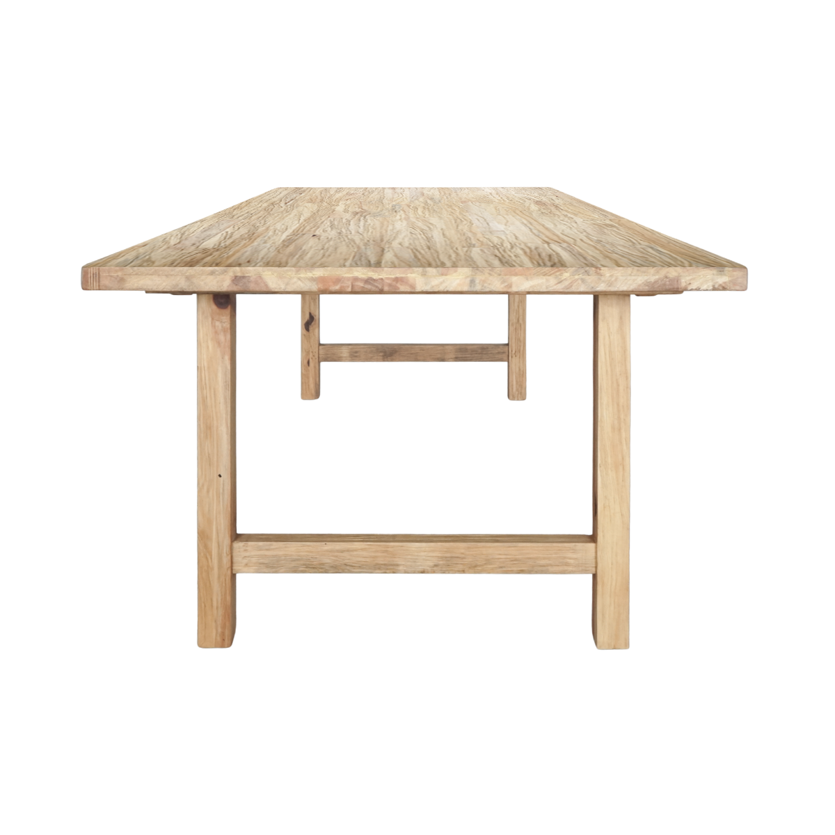 Kayu Timber Dining Table - Sonoma Distressed Natural or Rustic - 2200mm