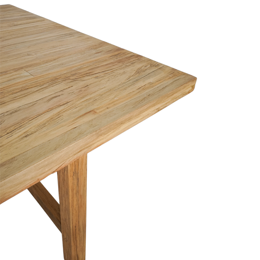 Kayu Timber Dining Table - Sonoma Distressed Natural or Rustic - 2200mm
