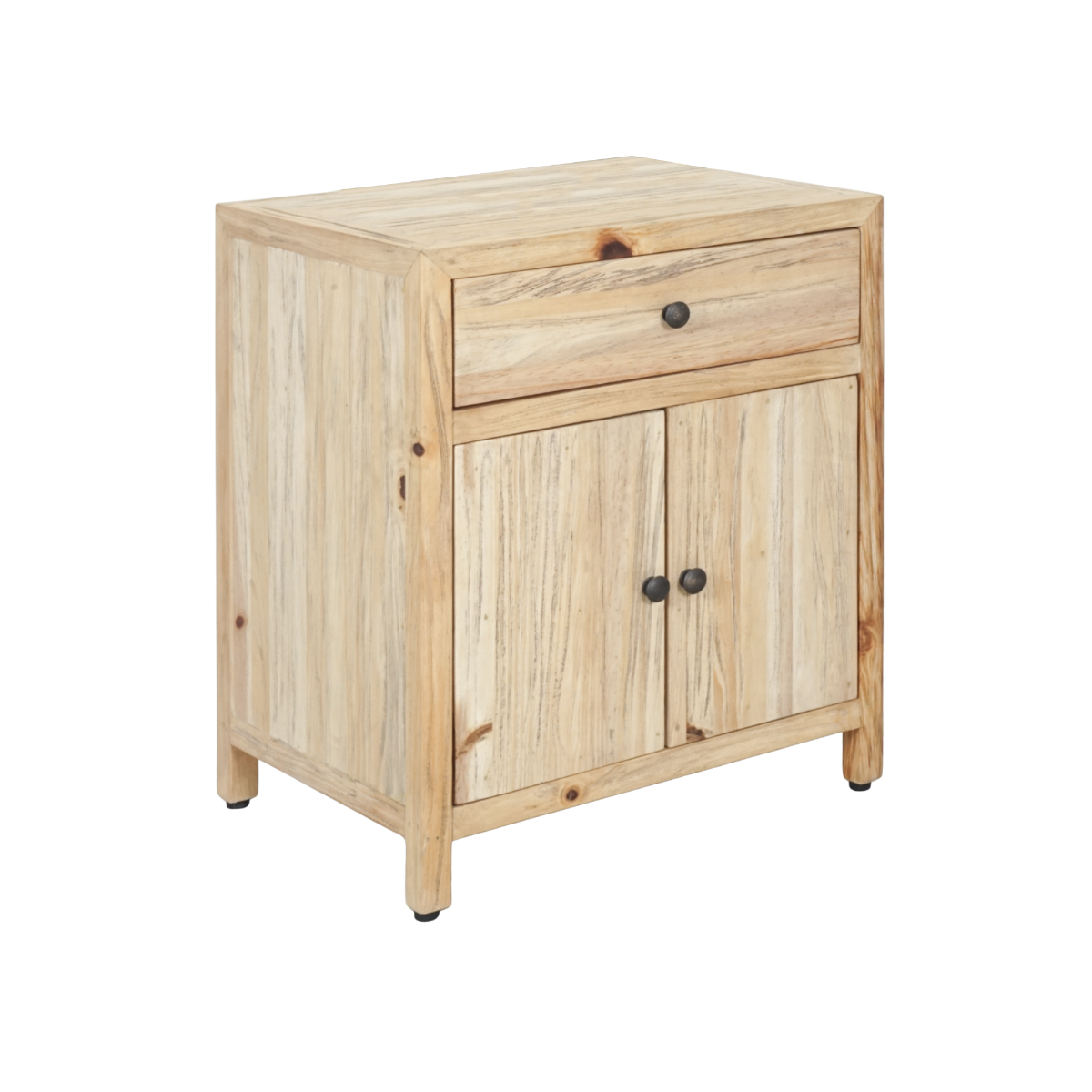 Kayu 2dr/1drw Bedside Timber Table