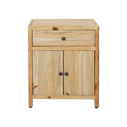 Kayu 2dr/1drw Bedside Timber Table