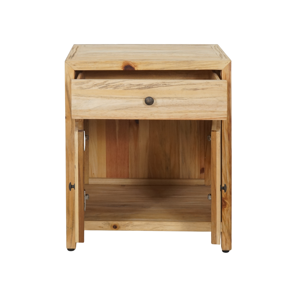 Kayu 2dr/1drw Bedside Timber Table