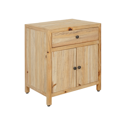 Kayu 2dr/1drw Bedside Timber Table