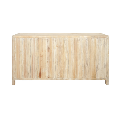 Kayu 4 Drawer/4 Door Timber Sonoma Sideboard