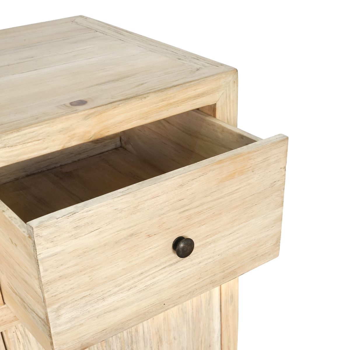 Kayu 4 Drawer/4 Door Timber Sonoma Sideboard
