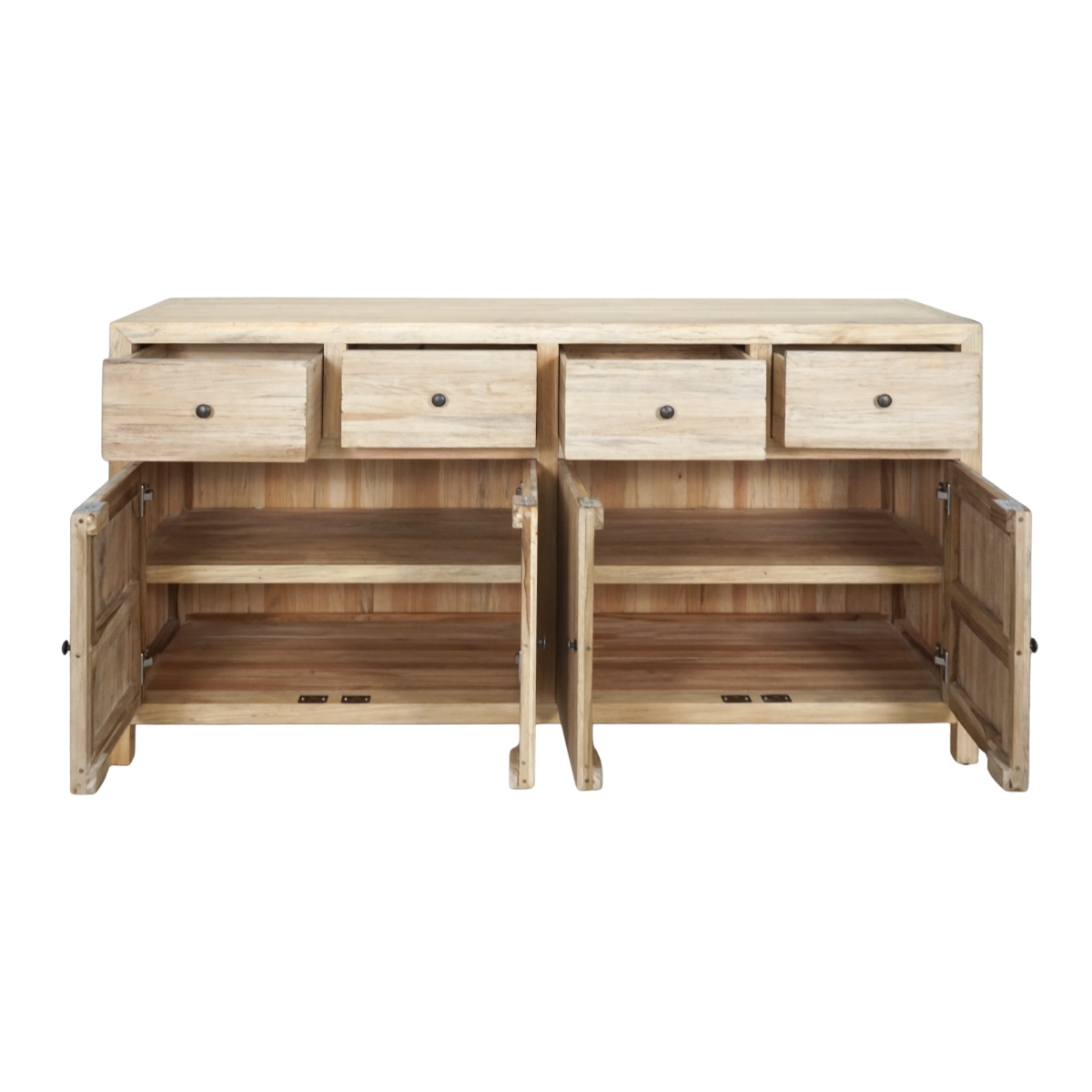 Kayu 4 Drawer/4 Door Timber Sonoma Sideboard