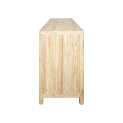Kayu 4 Drawer/4 Door Timber Sonoma Sideboard