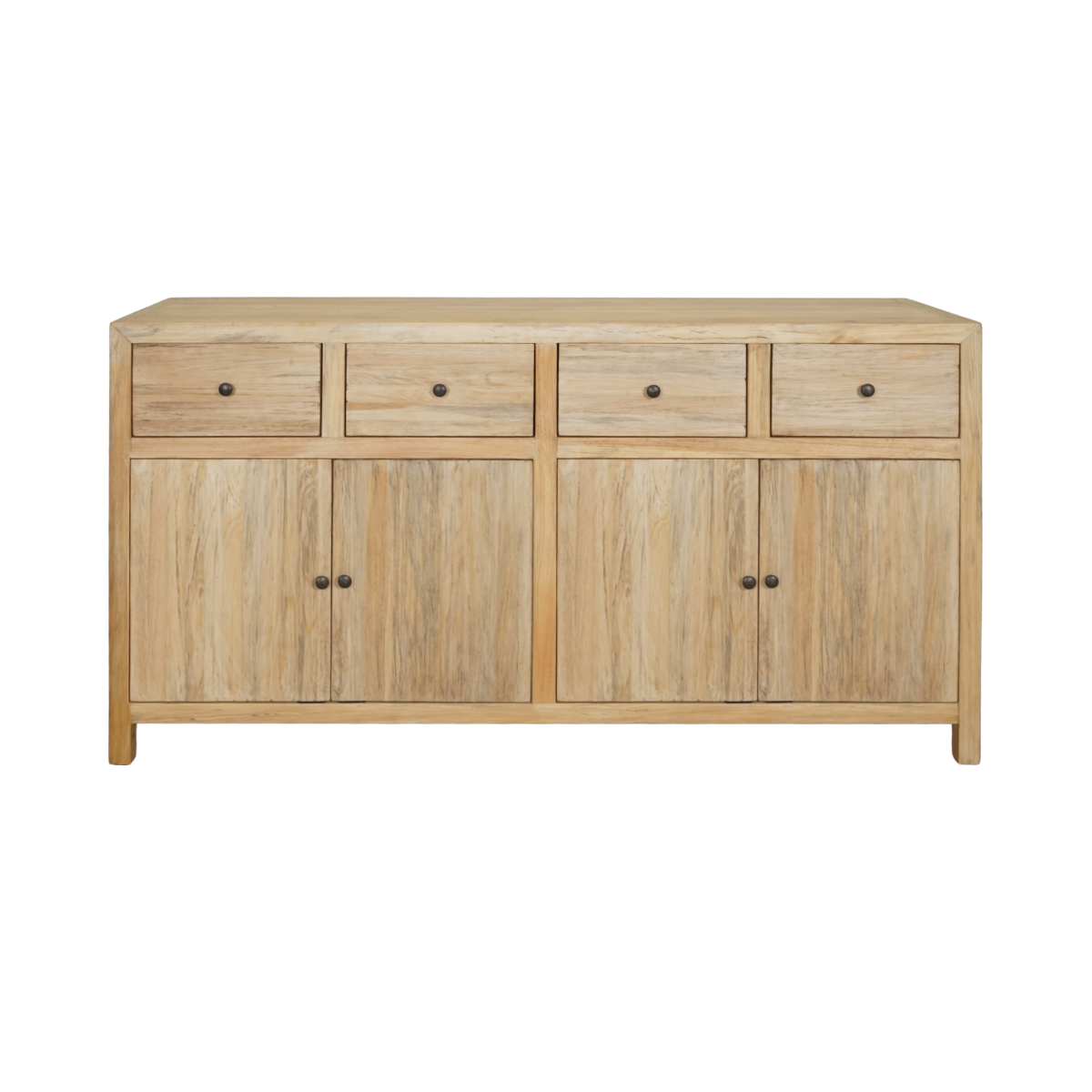 Kayu 4 Drawer/4 Door Timber Sonoma Sideboard