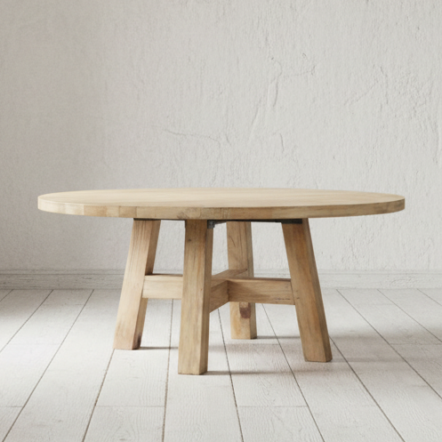 Sonoma Round Coffee Table - Distressed Natural