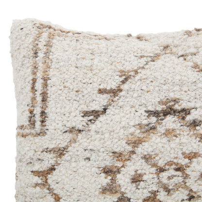 Atmosphere Aztec Cushion White