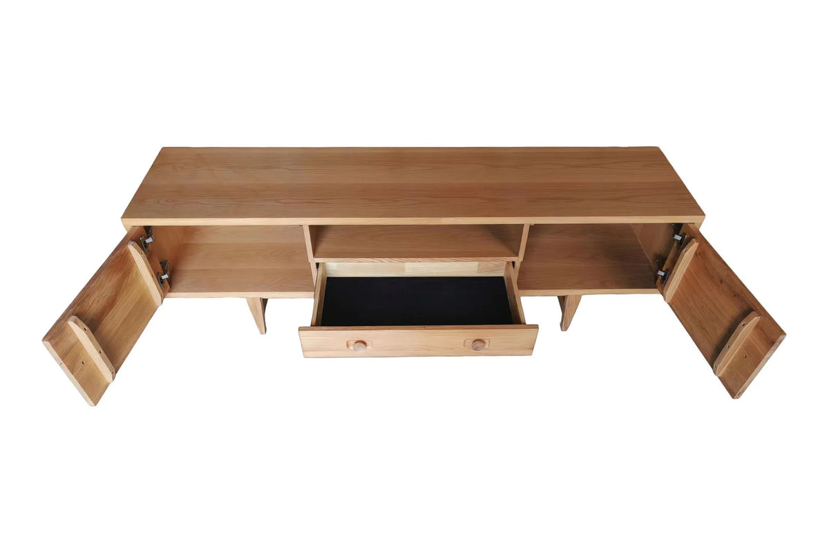 Oslo Media Unit 1800mm - Oak