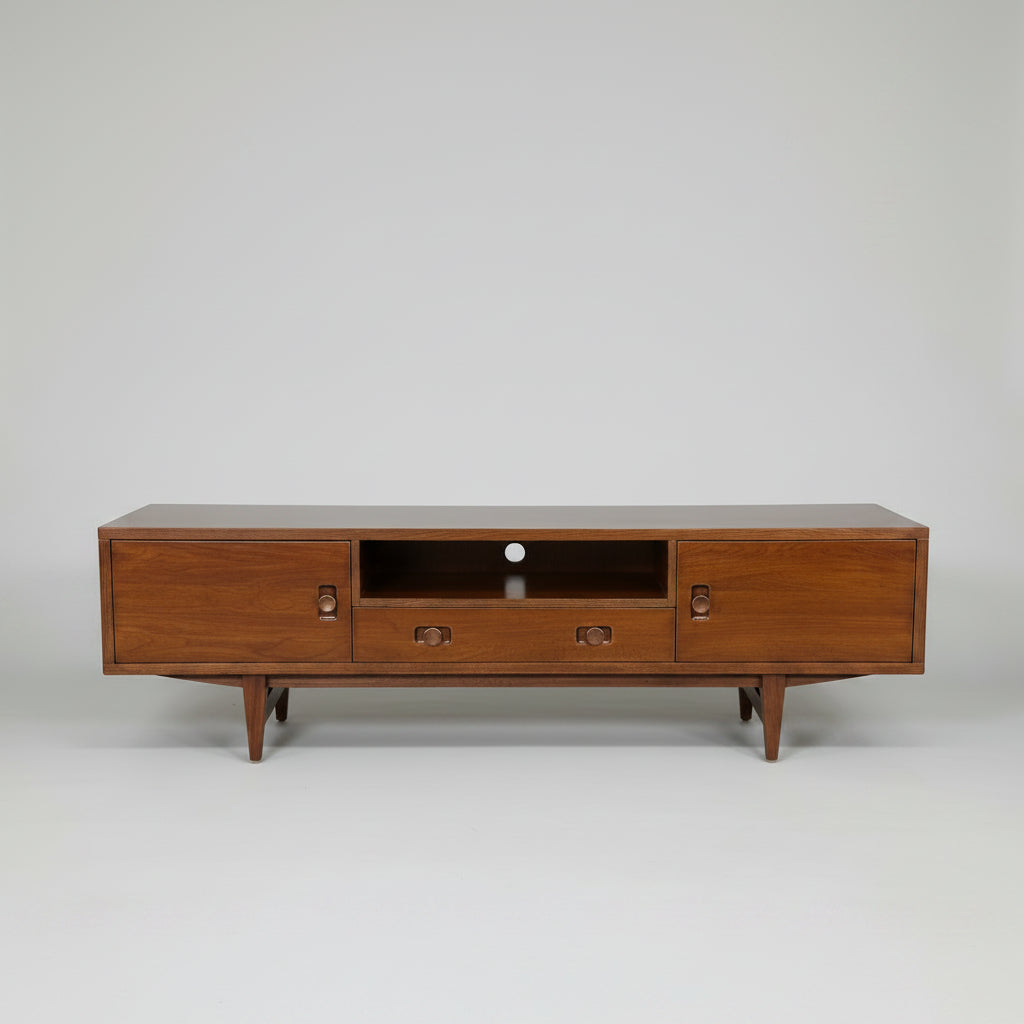 Oslo Media Unit 1800mm - Walnut