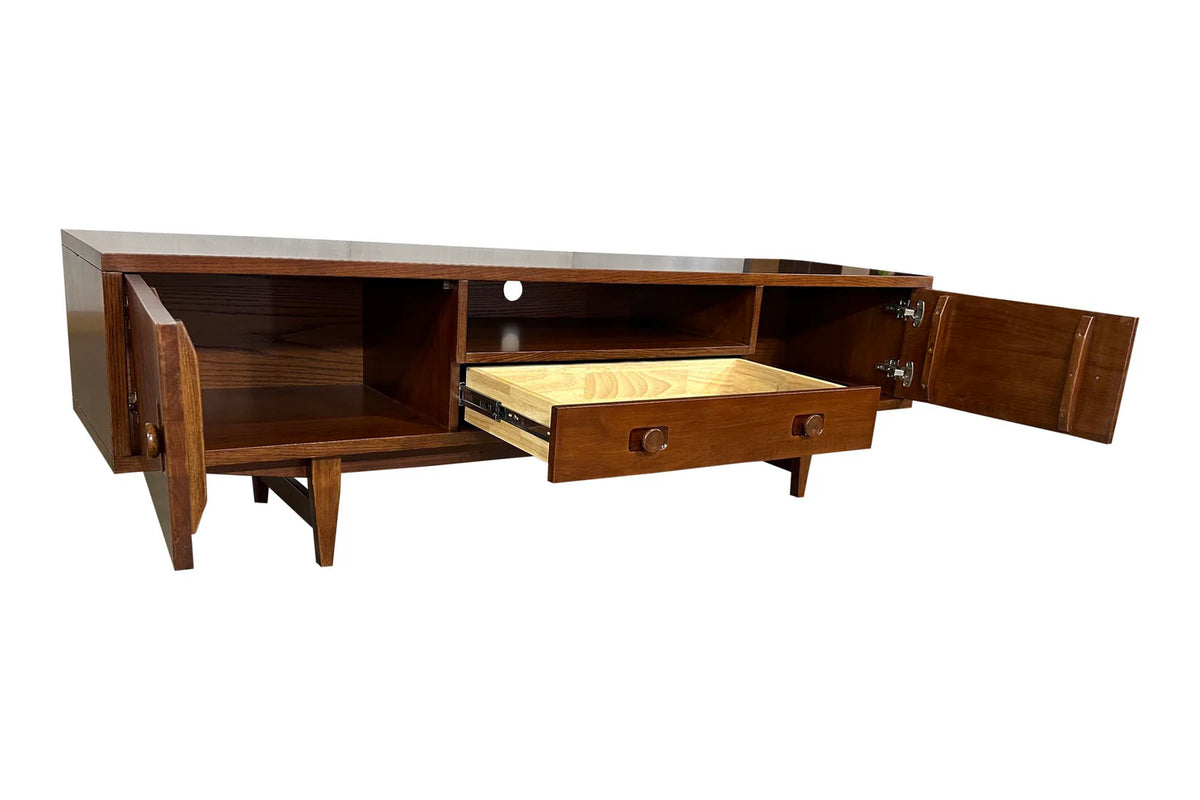 Oslo Media Unit 1800mm - Walnut